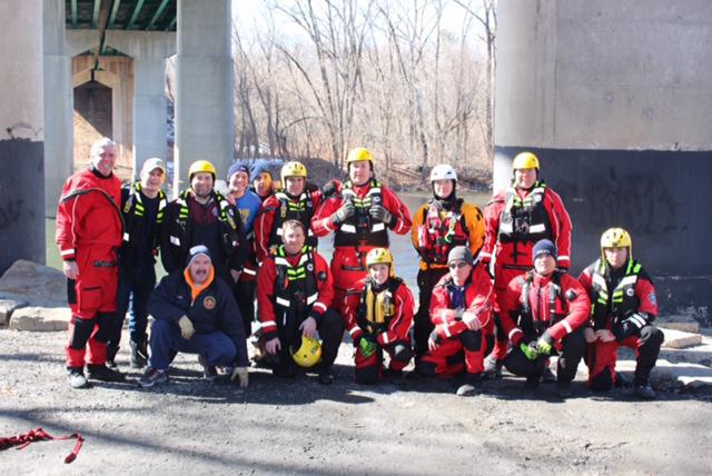 Technicians DJ Matthews and Jamie Harkins attends ALSR Class hosted by Berwyn Fire Co. - March 2015